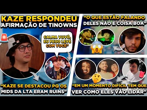TINOWNS É POLÊMICO SOBRE MIDS do CBLOL e KAZE RESPONDEU ! REDBERT DEFENDE COREANOS DA LOUD