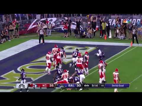 Lamar Jackson flips into end zone for game winning touchdown