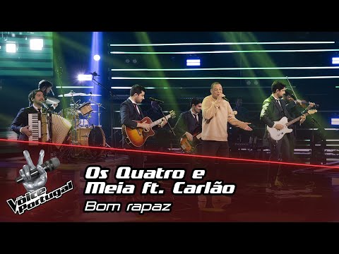 "Os Quatro e Meia ft. Carlão - "Bom rapaz" | Live Show | The Voice Portugal