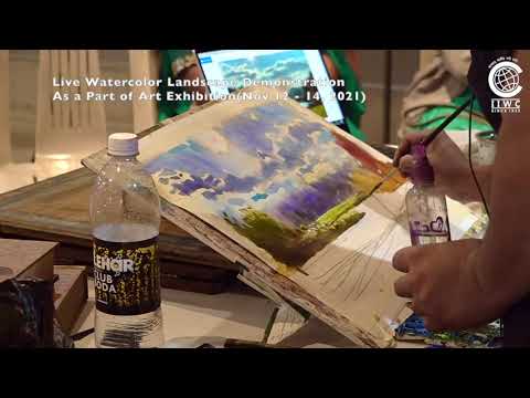 Live Watercolor Painting Workshop As a Part of Art Exhibition(Nov 12 – 14, 2021) – Nilanjan Guha