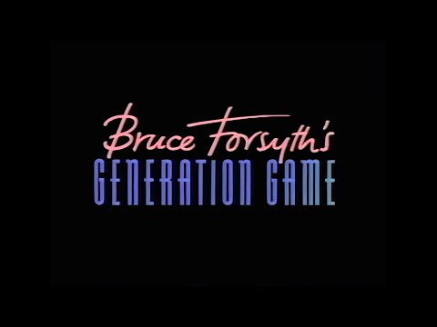 Bruce Forsyth and the Generation Game - 4k - Opening credits  - 1990-1995 - BBC1