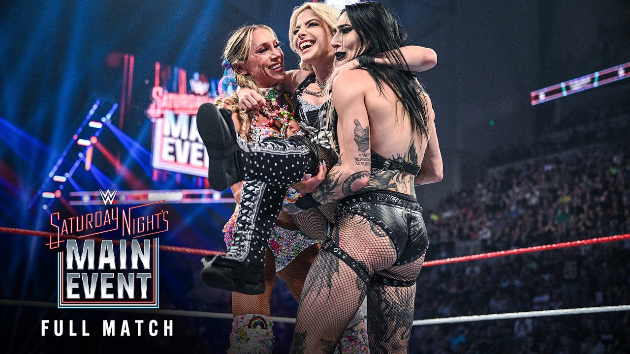FULL MATCH: Rhea Ripley, Charlotte Flair & Alexa Bliss vs. Jade Cargill, Michin & B- Fab: SNME