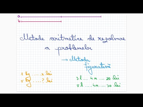Arithmetic problem-solving methods: figurative method - Grade 5