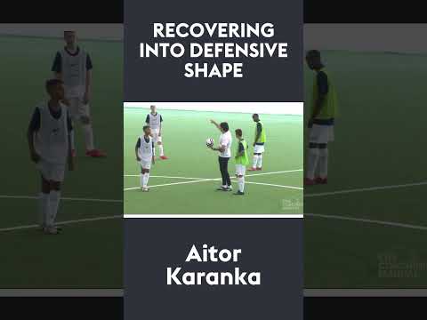 Recovering into defensive shape | Aitor Karanka 🗣 #shorts