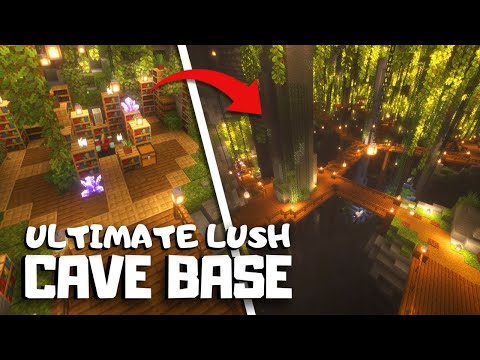 I Built the ULTIMATE Lush Cave Base in Minecraft