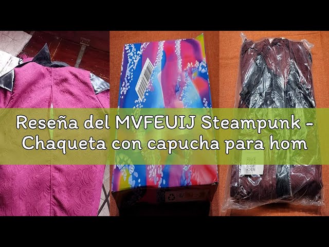 Vídeo relacionado con YQVGFBY Chaqueta Steampunk vintage para hombre, abrigo gótico, disfraz de carnaval, ropa medieval para hombre, disfraz de Halloween (verde, M)