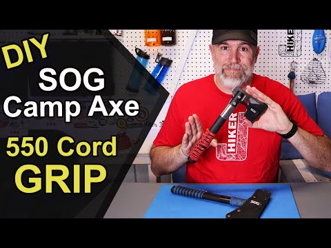 SOG Camp Axe with DIY Grip