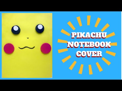 Back to School - Pikachu Book Cover - Pokemon Crafts