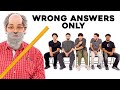 WRONG ANSWERS ONLY CHALLENGE