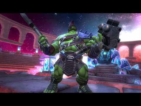 Gladiator Hulk defeats Doctor Doom (without nodes) quite easily - MCOC