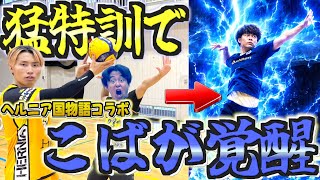 【ヘルニアコラボ】最近ガチハマりしてるバレーを猛特訓したらこばが覚醒したwwww