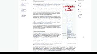 FNAF 10 SERIES YEARS WIKIPEDIA