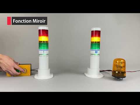 Duplicateur de signaux lumineux et sonores sans fil WIO PATLITE