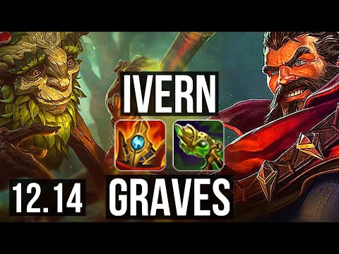 IVERN vs GRAVES (JNG) | 3/0/12, 300+ games | KR Master | 12.14