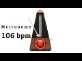 Metronome 106 bpm 🎼