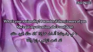 Confident - Justin Bieber/ lyrics + مترجمه (She said it&#39;s her first time) /sushi lyrics