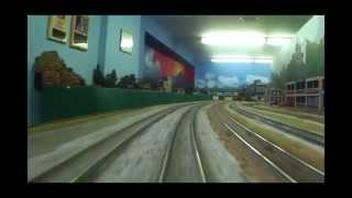 preview picture of video 'The West Central HO Model Railroad: Scenes & Cab Rides, 7 Scale Miles of Track!'