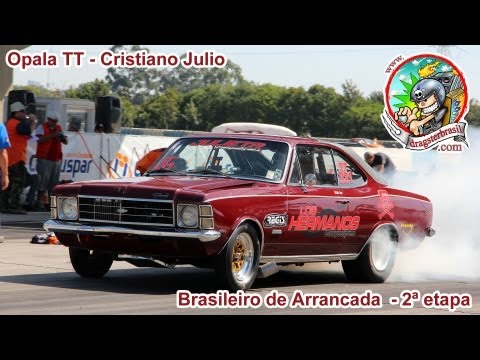 Opala 6 cil turbo TT - Cristiano Julio - 2ª etapa Brasileiro de Arrancada 2013