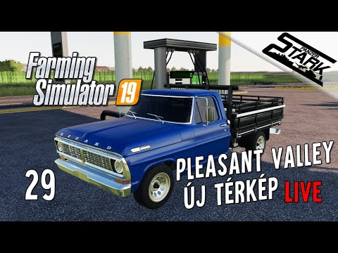 Farming Simulator 19 - 29.Rész (Gazdálkodás, Bányászat, Építkezés /Pleasant Valley) - Stark LIVE