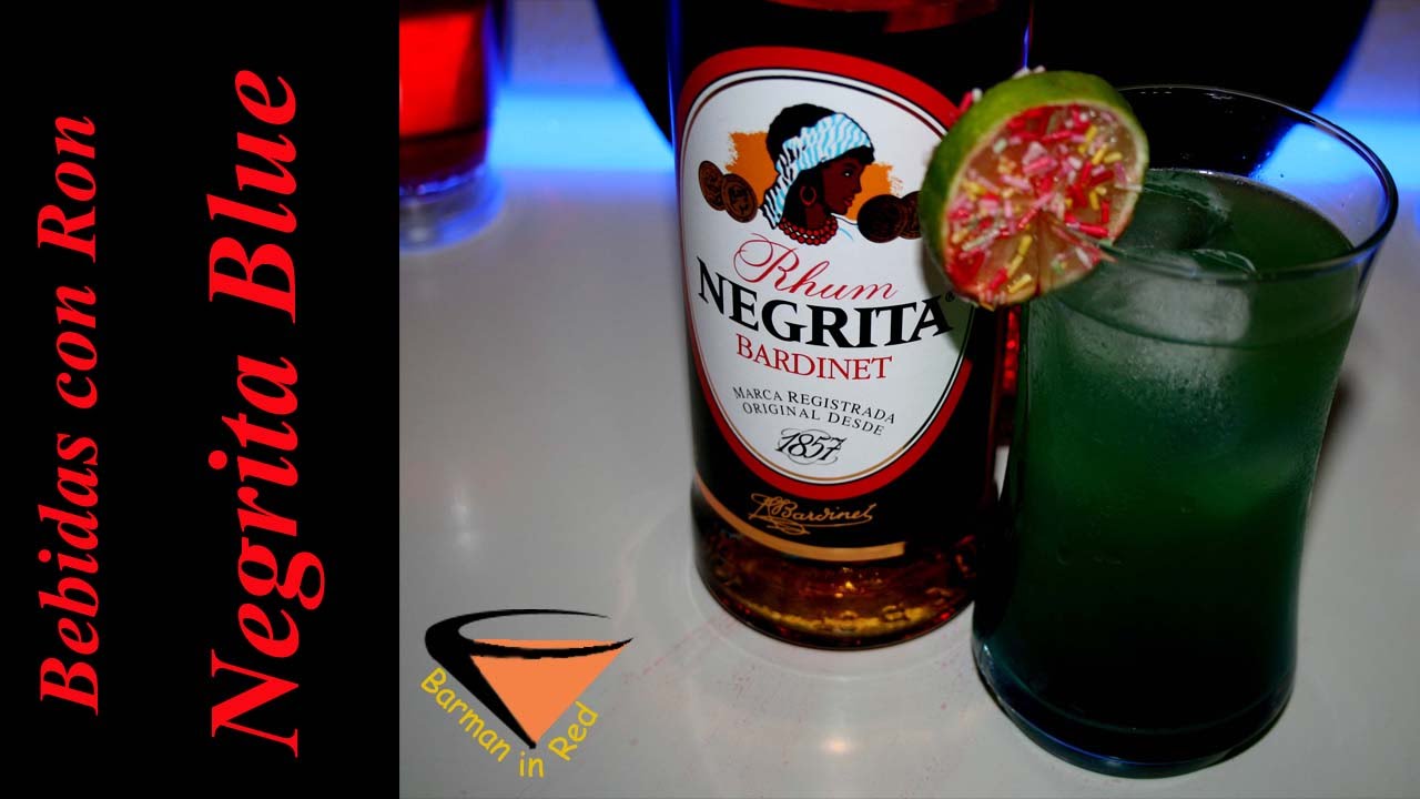 cómo hacer un NEGRITA BLUE COCKTAIL