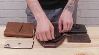 Сумка cross body 20512 Vintage коричнева