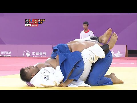 2017 Taipei Summer Universiade Judo - LAT Vadims LANDO VS MGL Sugarjargal BOLDPUREV 台北世大運 柔道 無限量級