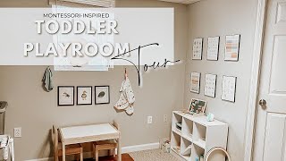 Toddler Playroom Tour | Montessori-Inspired for 2-3 Year Old