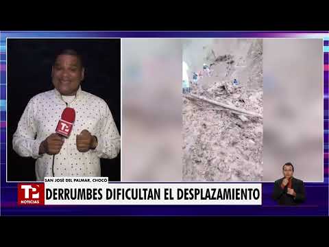 Más de 13 mil habitantes de San José del Palmar afectados por derrumbes en la vía principal