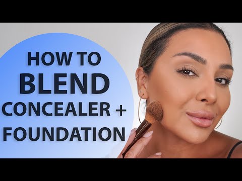 HOW TO APPLY AND BLEND CONCEALER AND FOUNDATION FOLLOW ALONG | NINA UBHI