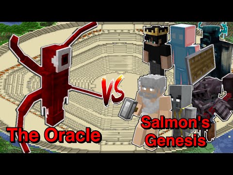 Minecraft |Mobs Battle| Your Requests| The Oracle (Boss & Magic)VS Salmon's Genesis