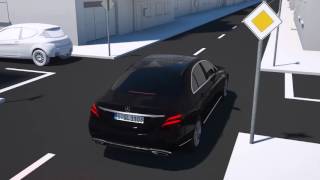 Download lagu Mercedes-Benz Active Braking Assist - cross-traffic function - Animations | AutoMotoTV mp3