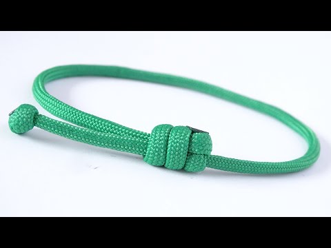 Chinese Sliding Knot Friendship Bracelet - DIY Simple Paracord Bracelet - CBYS Tutorial