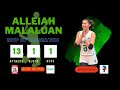 Alleiah Malaluan Highlights | DLSU vs FEU | MVP of the Game | Shakey's Super League 2022 | October 1