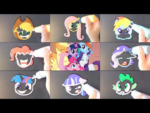 My Little Pony Emoji Pancake Art