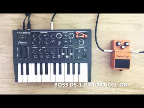 Arturia MicroBrute, Boss DS-1, Sinevibes Fraction