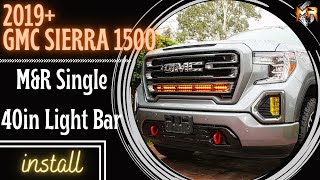 2019 2020 2021 2022 2023 GMC Sierra 1500 Installation of the M&R Automotive Sing