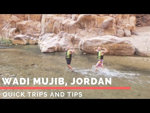 Quick trips and Tips: Hiking Wadi Mujib in Jordan