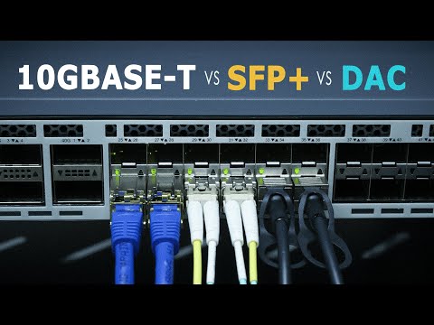 10GBASE-T vs. SFP+ vs. DAC: Which is the Best for 10G Data Center Cabling?