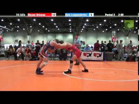 Men 70 KG / 154.25 lbs - Blayne Briceno vs. Kyle Langenderfer
