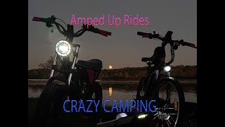 💀Overnight in the Woods With E-Bike Trails & Unknown Sounds