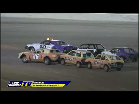 Train Racing Figure 8 - Colorado National Speedway 9/24/2022