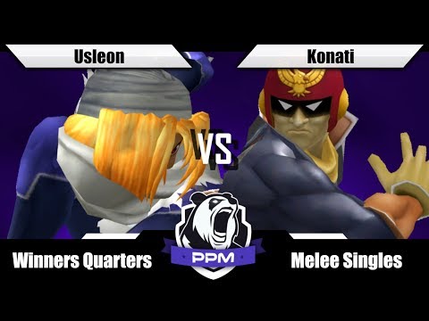 PPM-M#1 - Usleon (Sheik) Vs. Konati (Cpt.Falcon) - Winners Quarters - Melee Singles