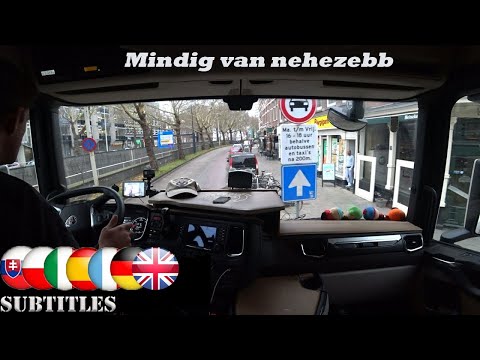 A kamionos Rotterdam belvárosában A való világ