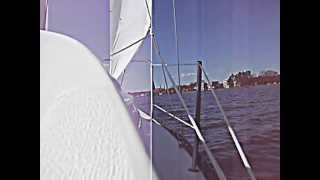 preview picture of video 'Sailing  a Jidzo into Schleswig'