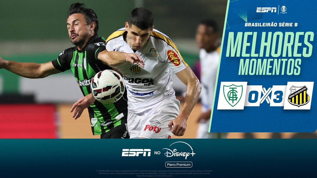 América Mineiro vs Grêmio Novorizontino Highlights