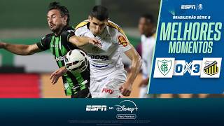 NOVORIZONTINO ATROPELA AMÉRICA-MG FORA DE CASA E VENCE A PRIMEIRA NA SÉRIE B | MELHORES MOMENTOS