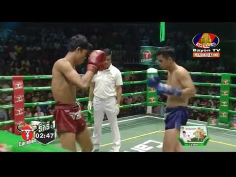 Kun khmer boxing,kham phany vs Thai khla khun soek 2019,05,26