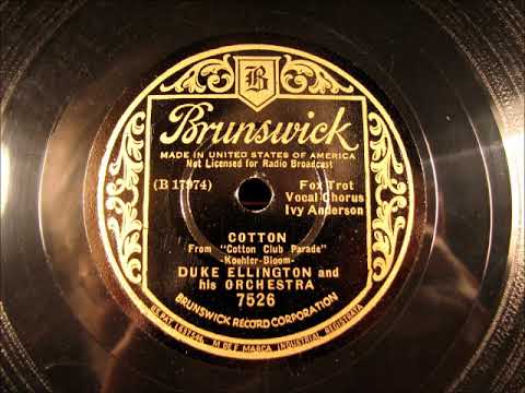 COTTON by Duke Ellington v Ivy Anderson 1935