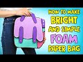 EASIEST DIY How To Make Most Unusual Cartoon Style Bag 💼