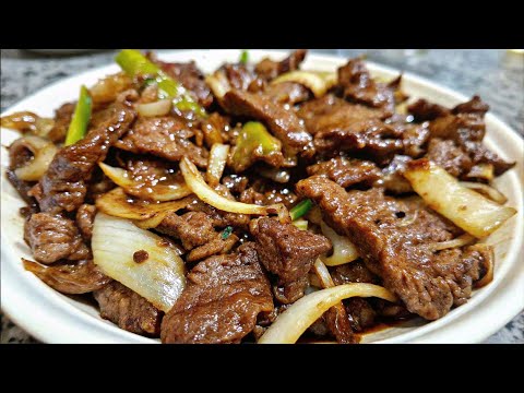 Beef and Onion Stir Fry - Tender and Juicy Beef Recipe